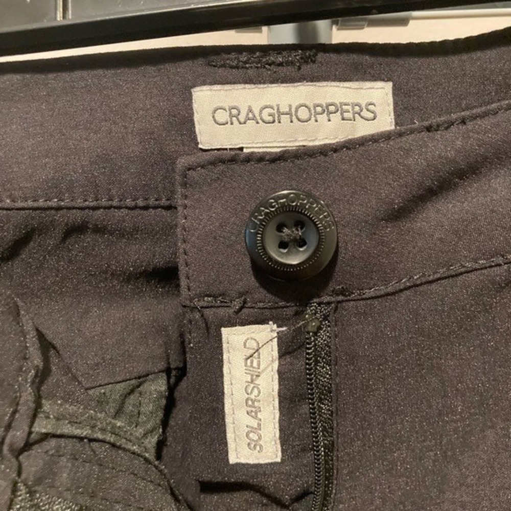 Craghoppers W US 10R Black Expert Kiwi Pro Stretch Trousers Hiking Outdoor Pants - Picture 14 of 16